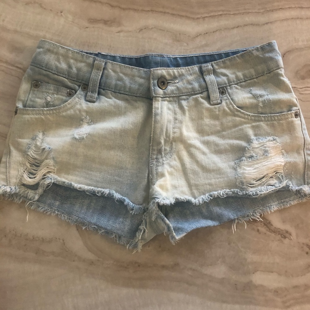 Car Mar cut off jean shorts